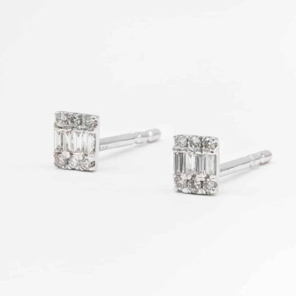 Odette - Round and Marquise Accent Stones Wedding Ring - Image 10