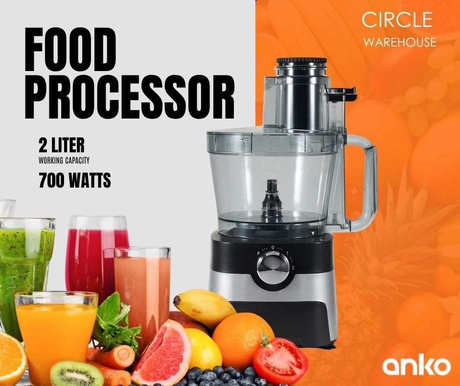 2L Food Processor - 700 watts